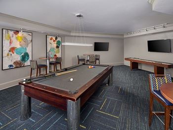 game and sports lounge | The Tribute Apartments in Raleigh, NC